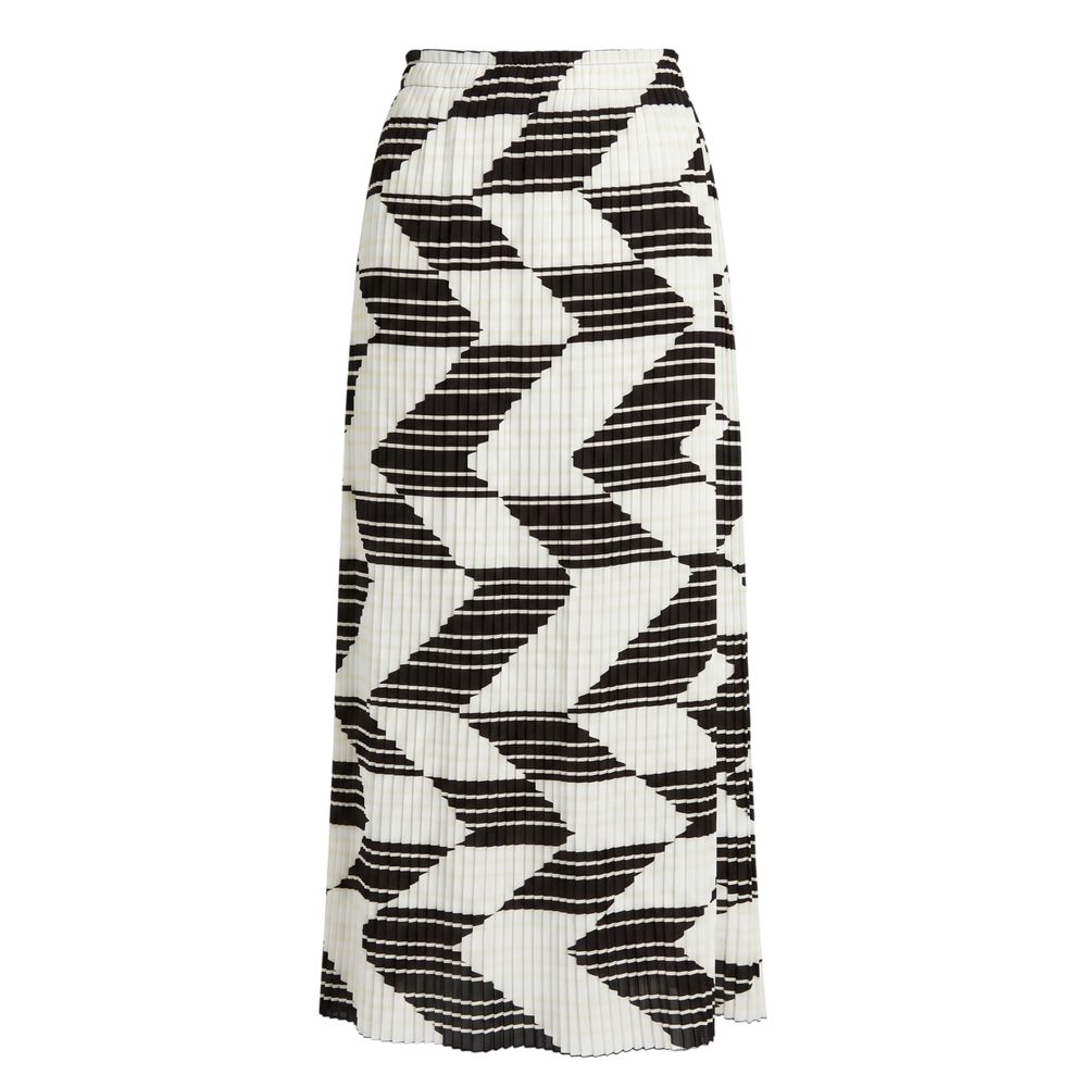 Trussardi Jeans White Polyester Women Skirt | Regal Royce