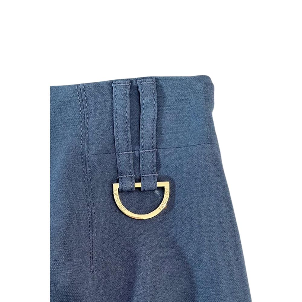 Trussardi Jeans Blue Polyester Women Skirt | Regal Royce