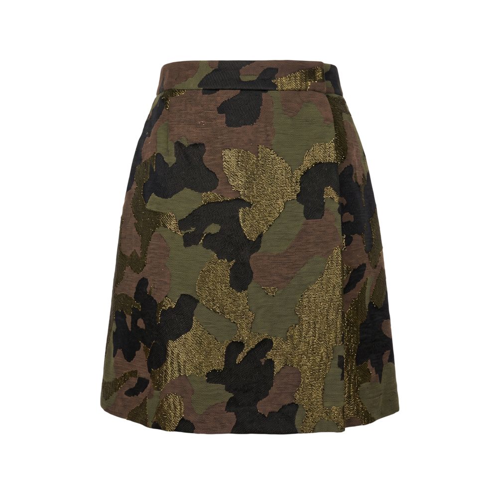 Trussardi Jeans Black Cotton Women Skirt | Regal Royce