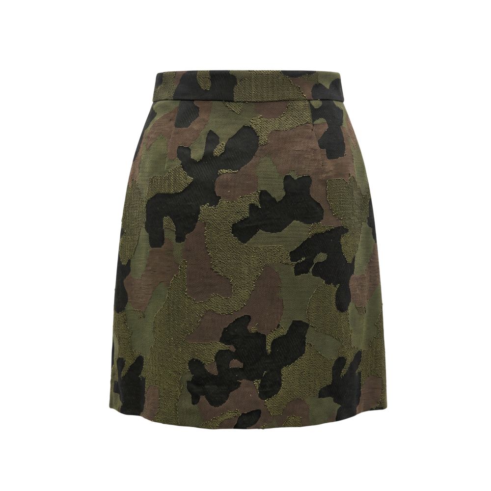 Trussardi Jeans Black Cotton Women Skirt | Regal Royce