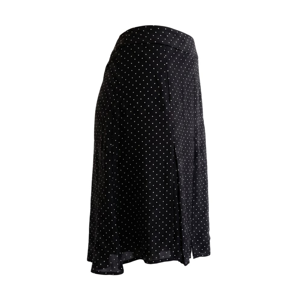 Trussardi Jeans Black Viscose Women Skirt | Regal Royce