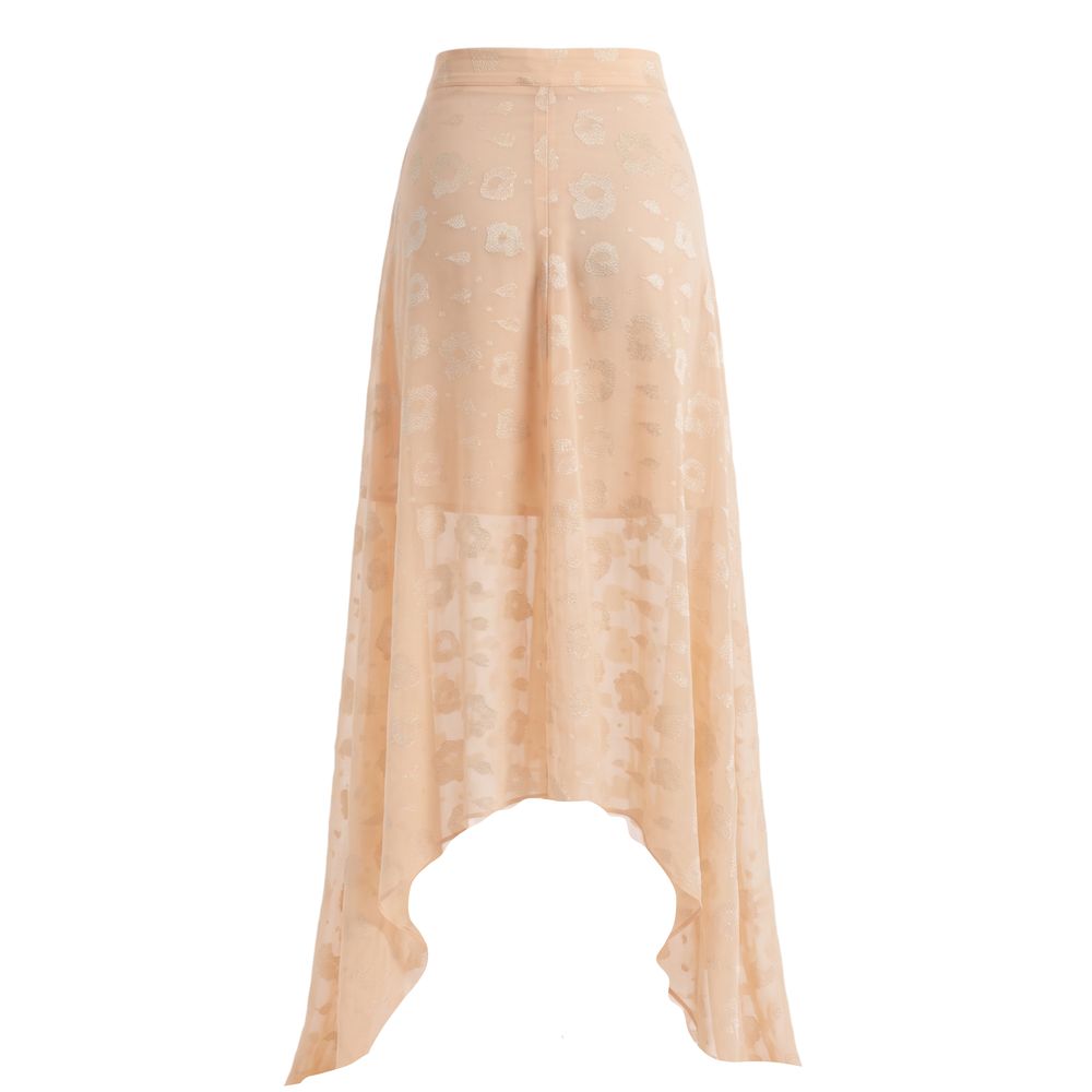 Trussardi Jeans Beige Polyester Womens Skirt | Regal Royce
