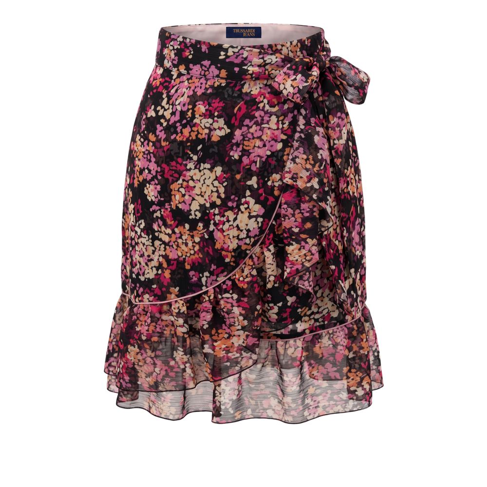 Trussardi Jeans Pink Polyester Women Skirt | Regal Royce
