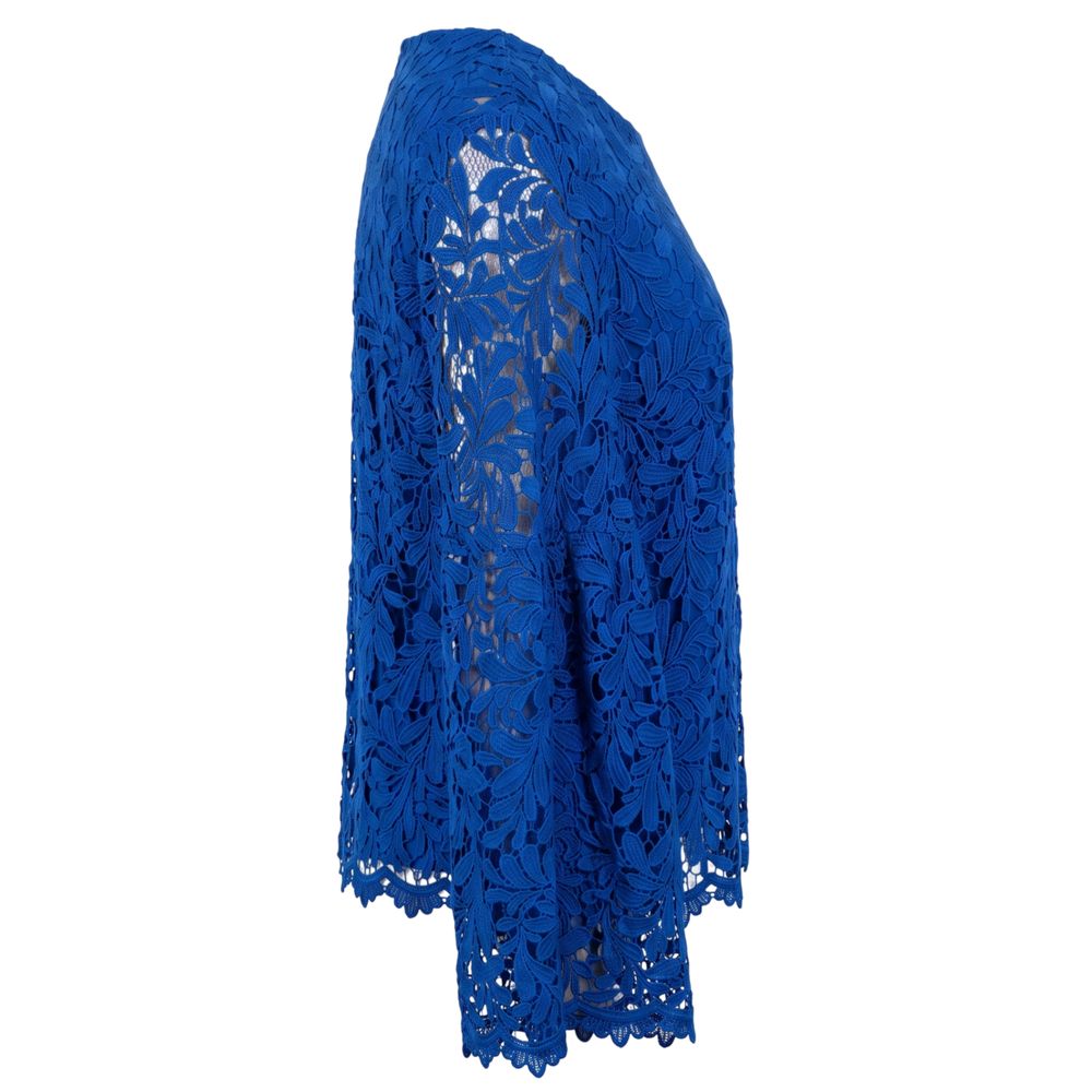 Trussardi Jeans Blue Polyester Women Shirt | Regal Royce