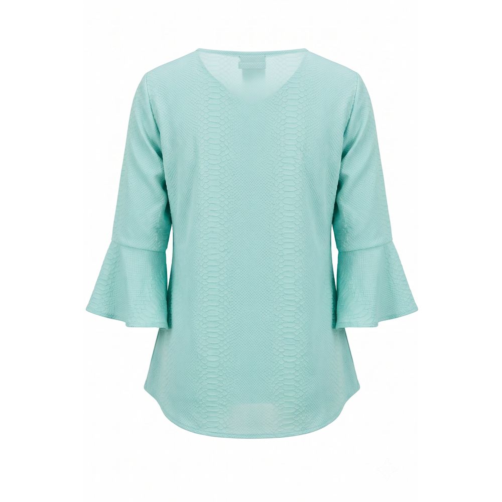 Trussardi Light Blue Cotton Women Shirt | Regal Royce