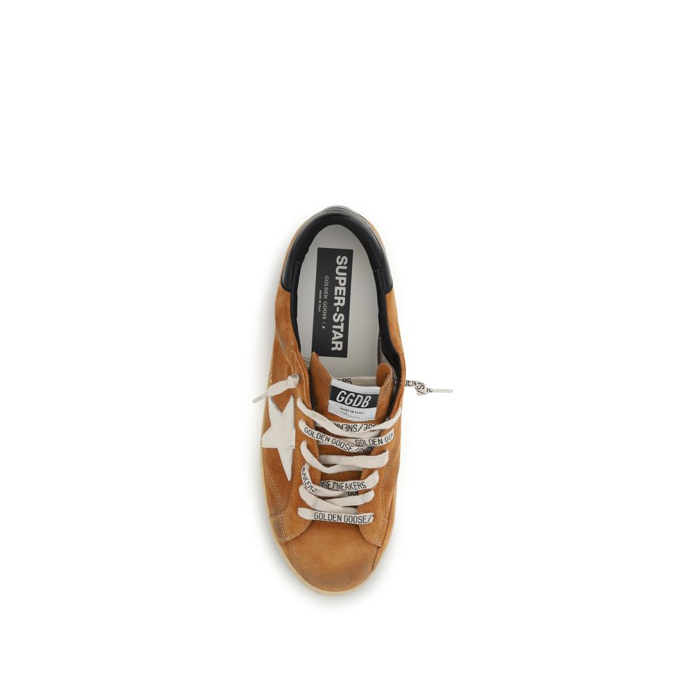 Golden Goose Brown Calf Leather Bos Taurus Low Top Sneakers | Regal Royce