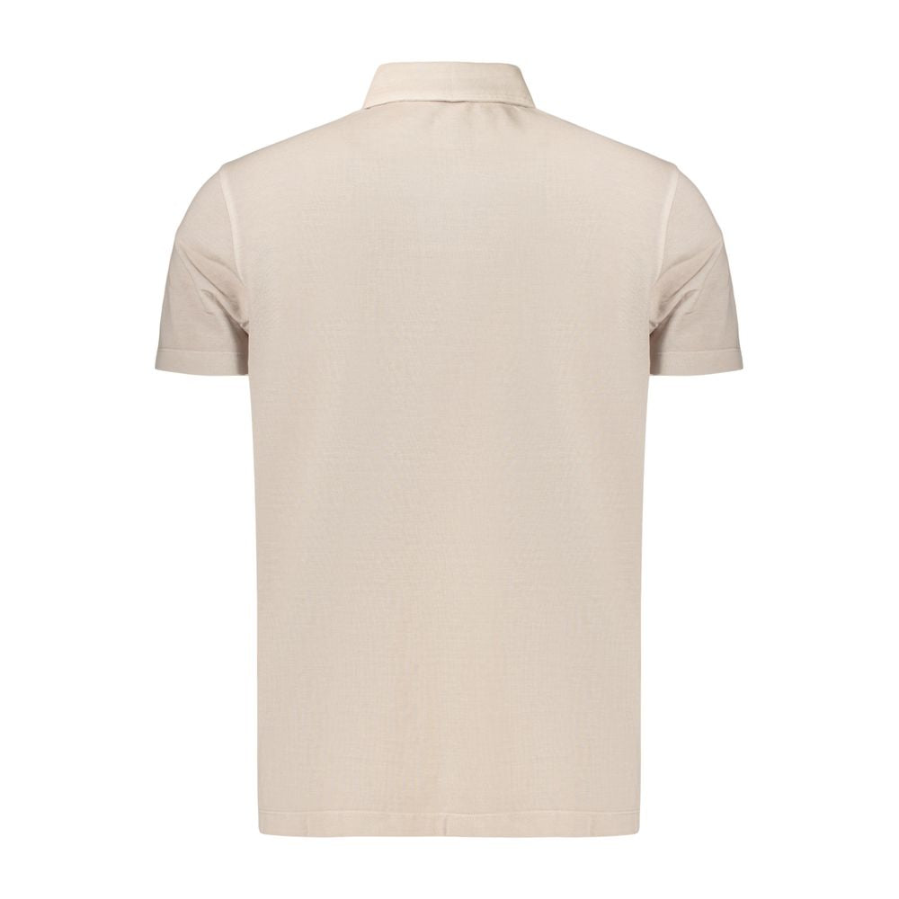 Refrigiwear Beige Cotton Men's Polo Shirt | Regal Royce