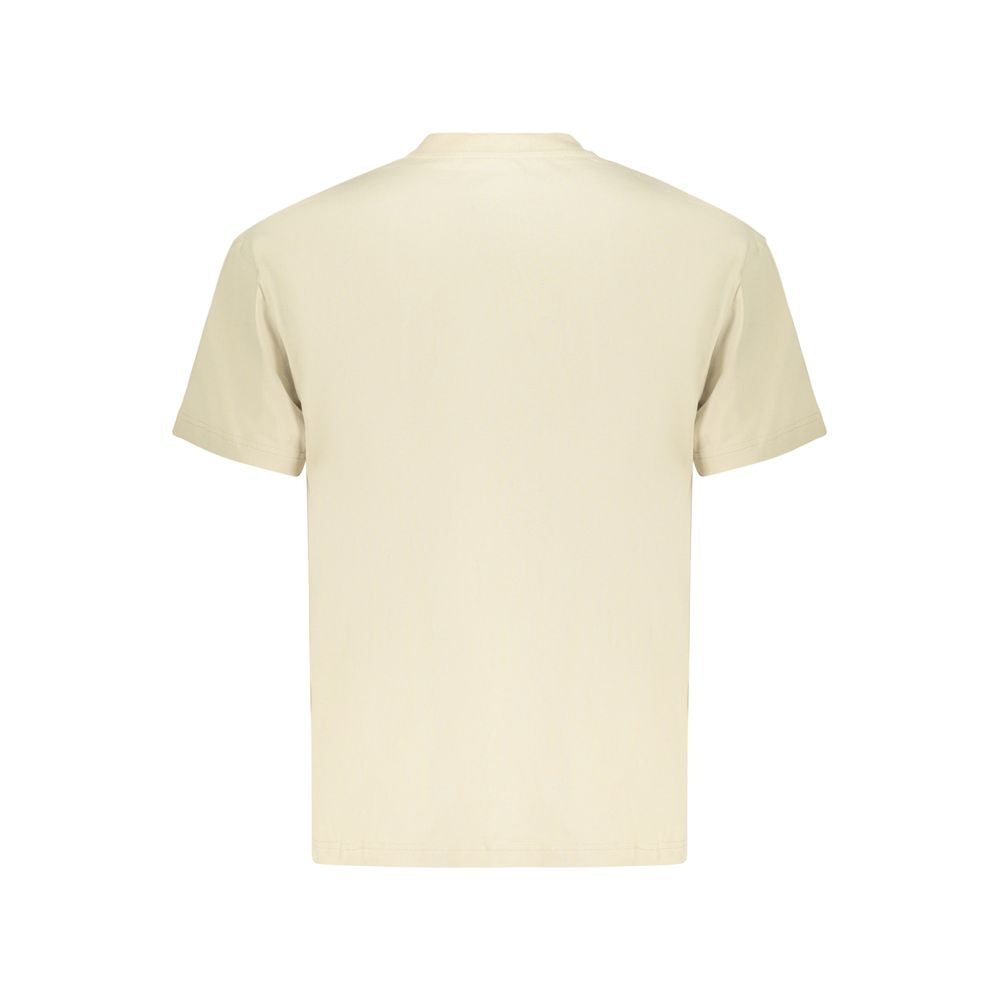 Refrigiwear Beige Cotton Mens T-Shirt | Regal Royce