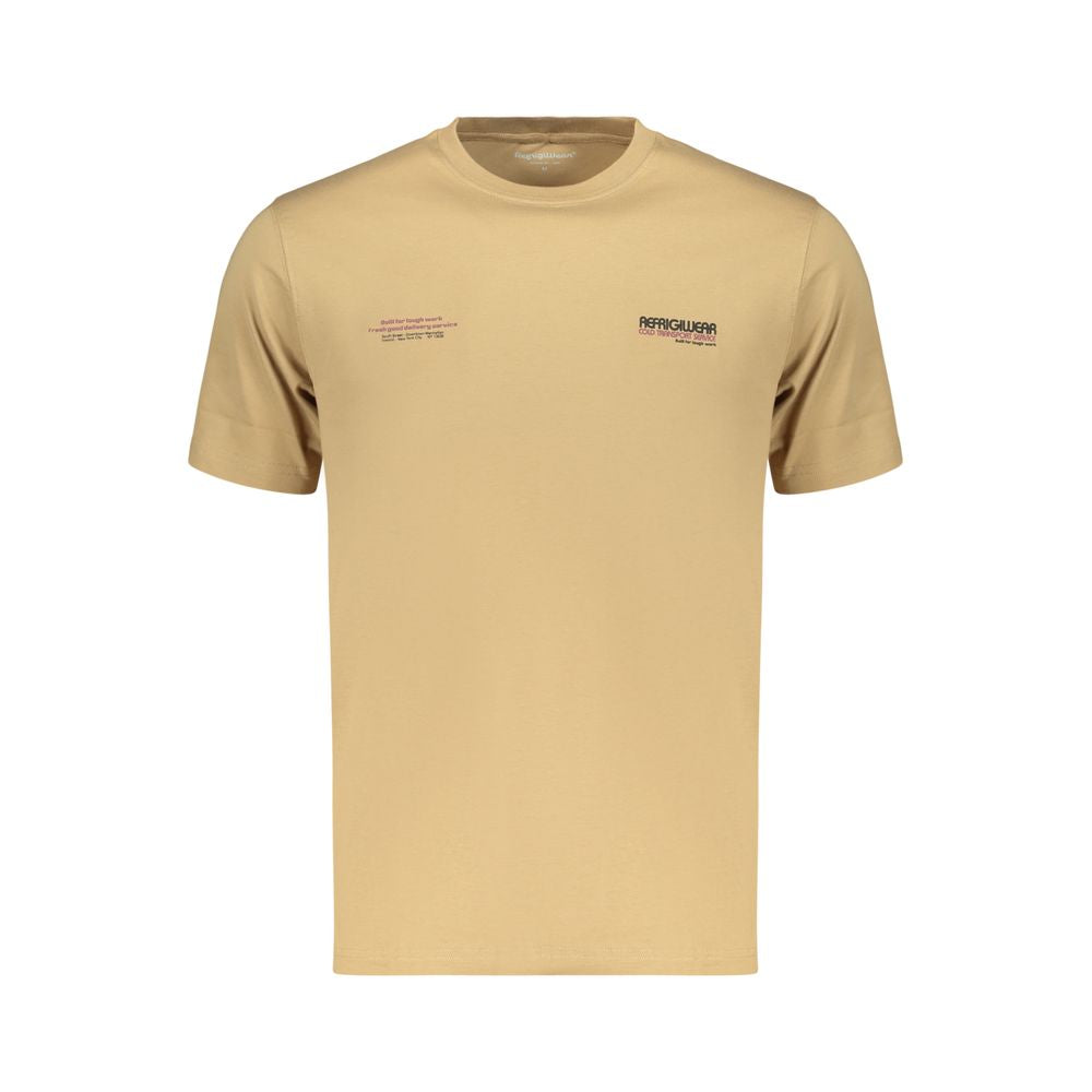Refrigiwear Brown Cotton Men's T-Shirt | Regal Royce