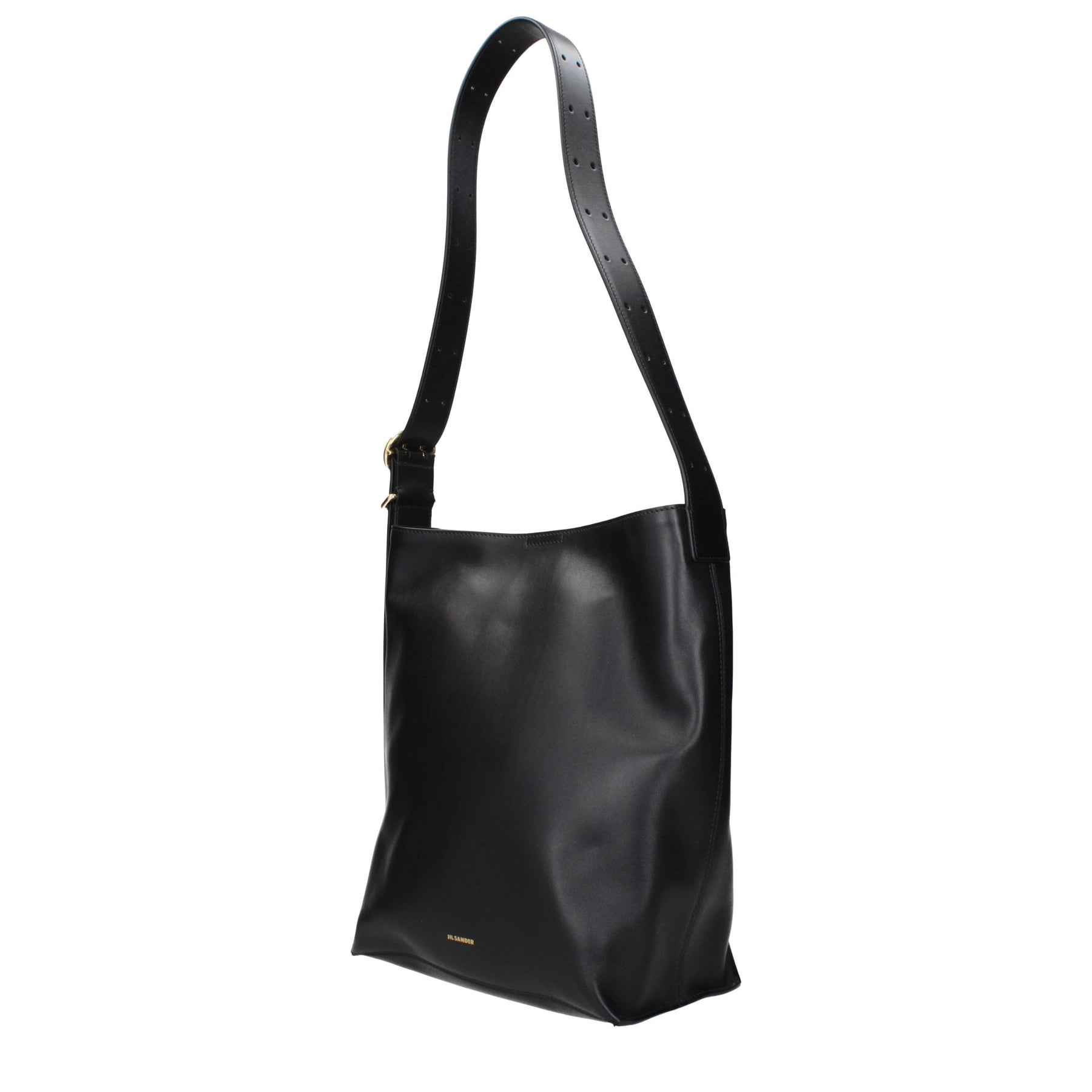 Jil Sander Black Leather Crossbody Bag | Regal Royce