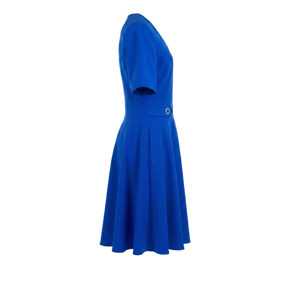 Trussardi Jeans Blue Poliestere Women Dress | Regal Royce