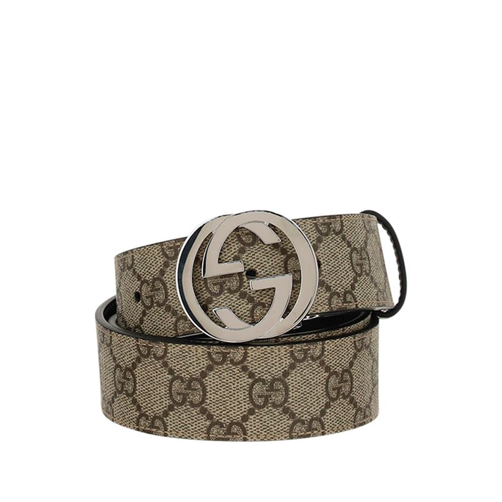 Gucci Brown Cotton Regular Belt | Regal Royce
