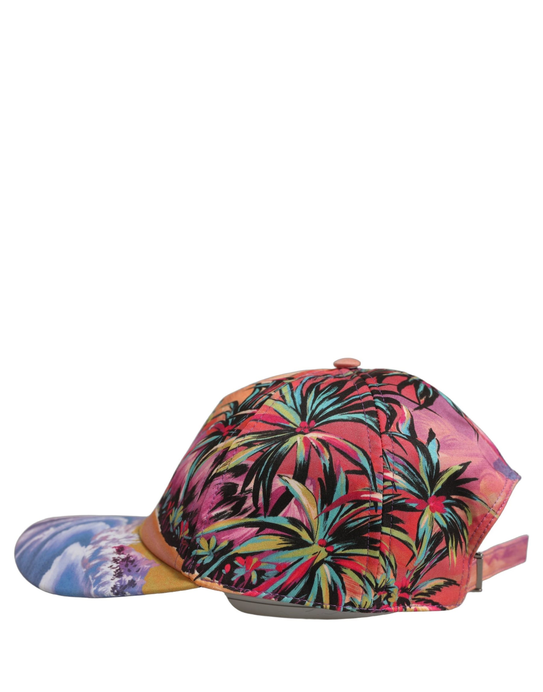 Dolce & Gabbana Multicolor Tropical Themed Baseball Capello Hat | Regal Royce