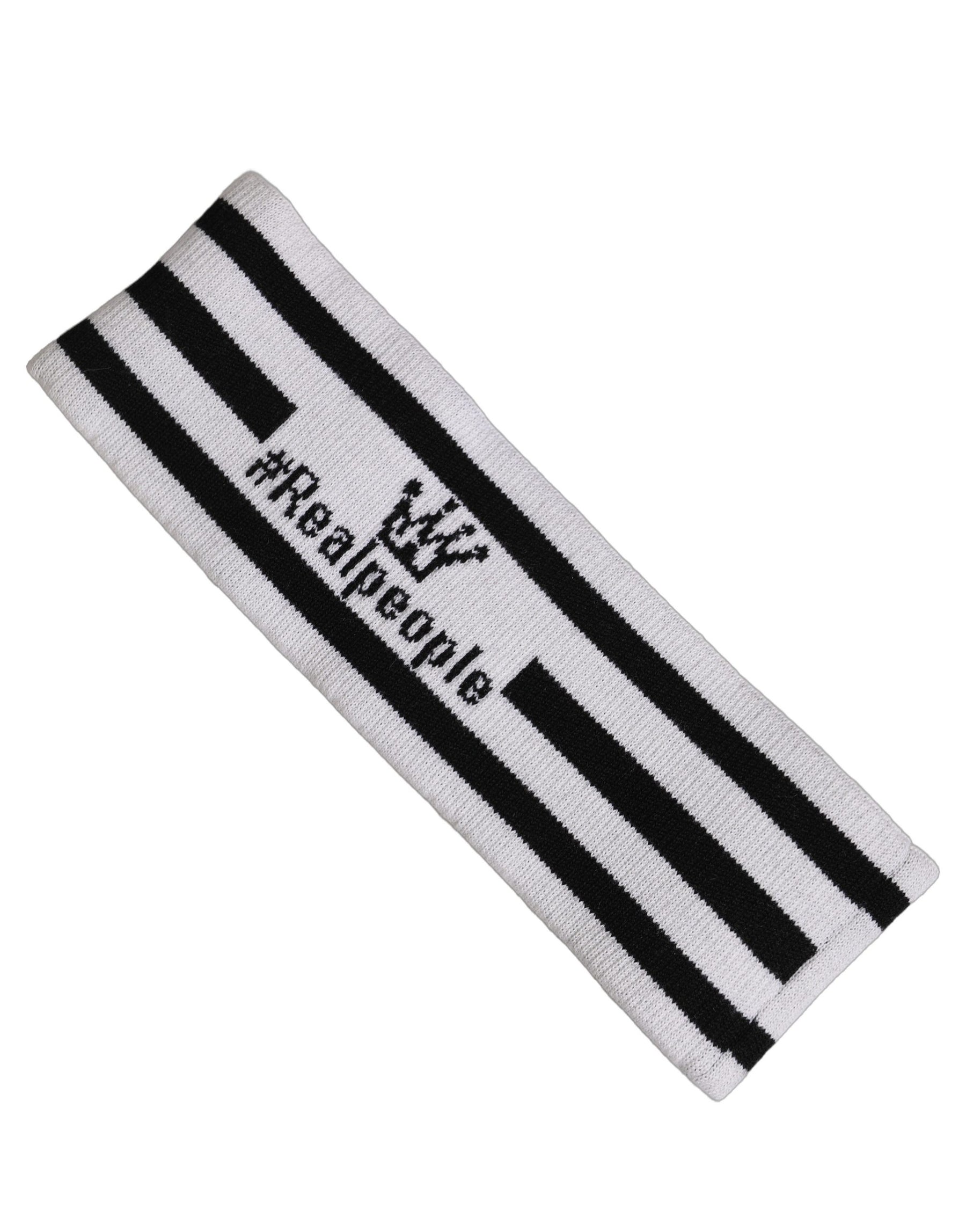 Dolce & Gabbana White Wool Knit #DGmillennials Head Band One Size Hat | Regal Royce