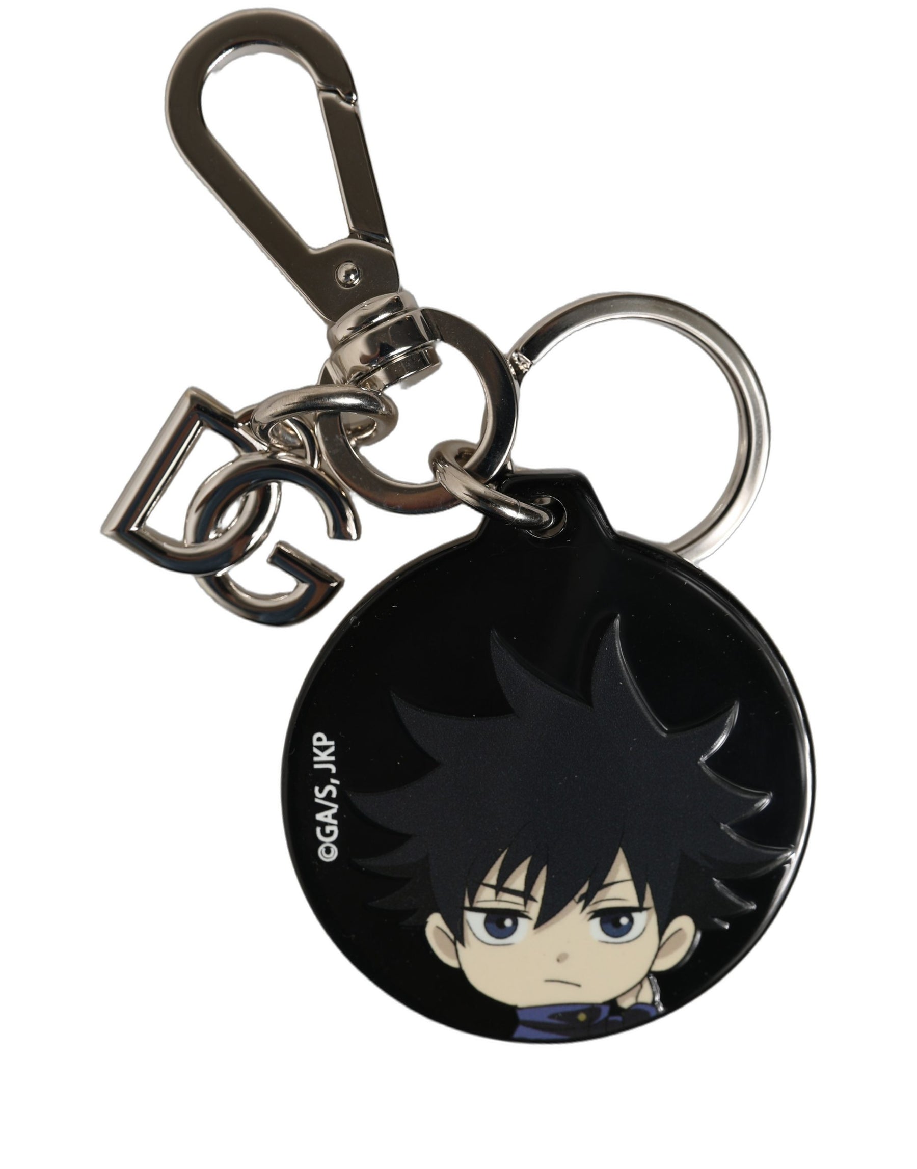 Dolce & Gabbana Black Fushiguro Megumi Charm Metal Keychain Keyring | Regal Royce