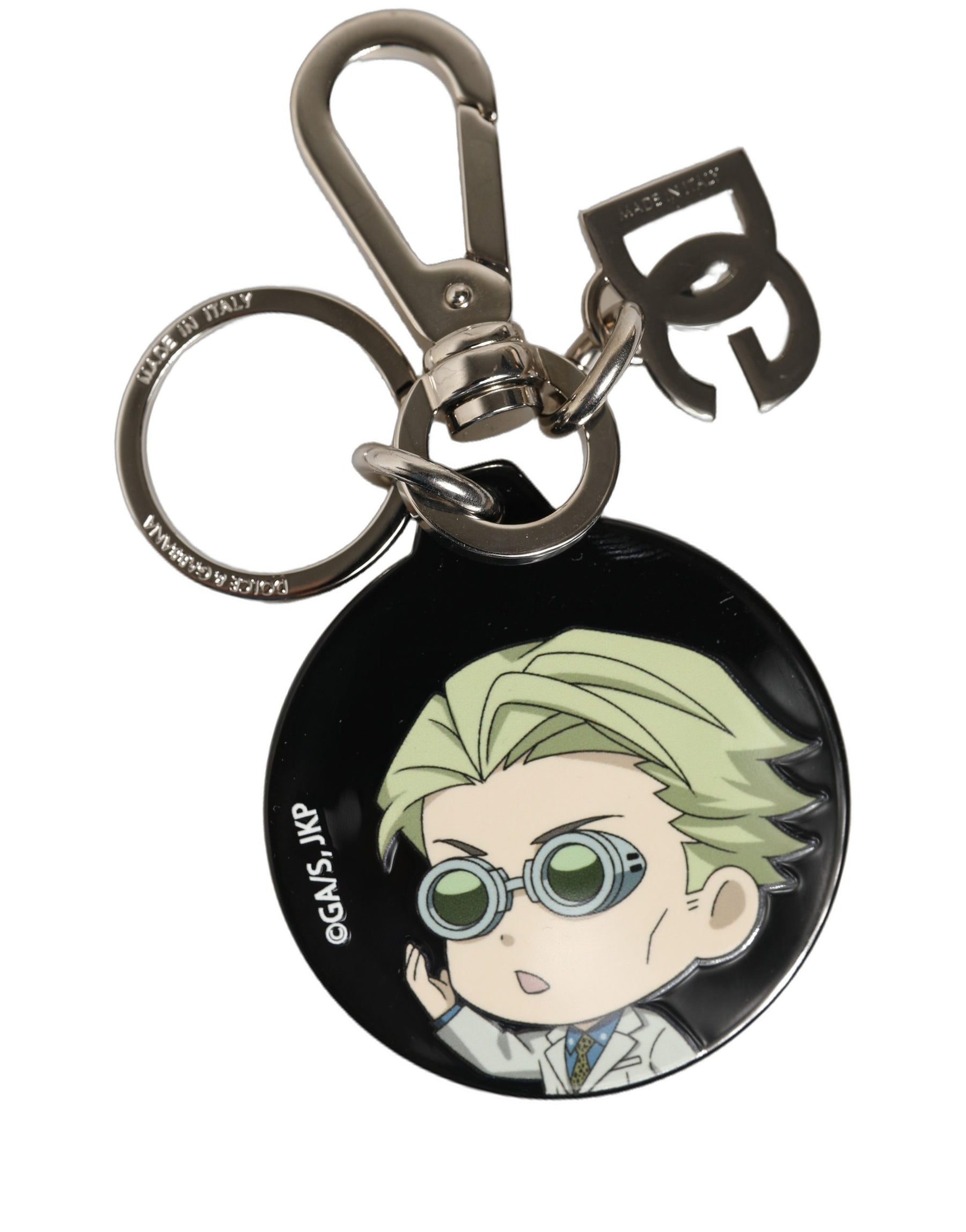 Dolce & Gabbana Black Kaisen Kento Nanami Charm Metal Keychain Keyring | Regal Royce