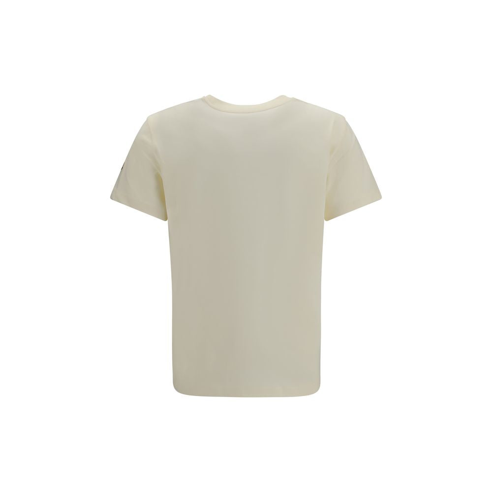 Moncler Beige Cotton T-Shirt | Regal Royce