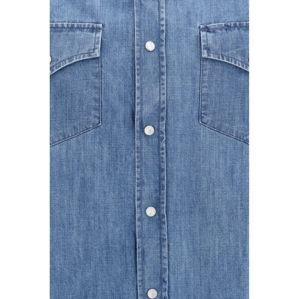 Brunello Cucinelli Blue Denim Shirt | Regal Royce