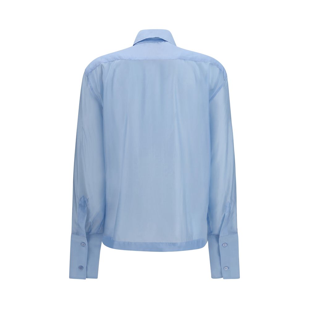 The Latest Blue Wool Oves Aries Dress Shirt | Regal Royce