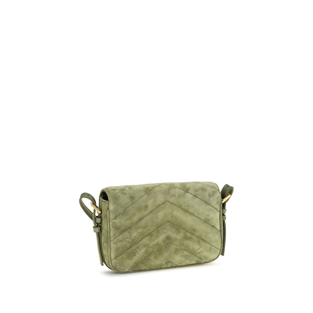 Saint Laurent Bicolor Suede Leather Shoulder Bag | Regal Royce