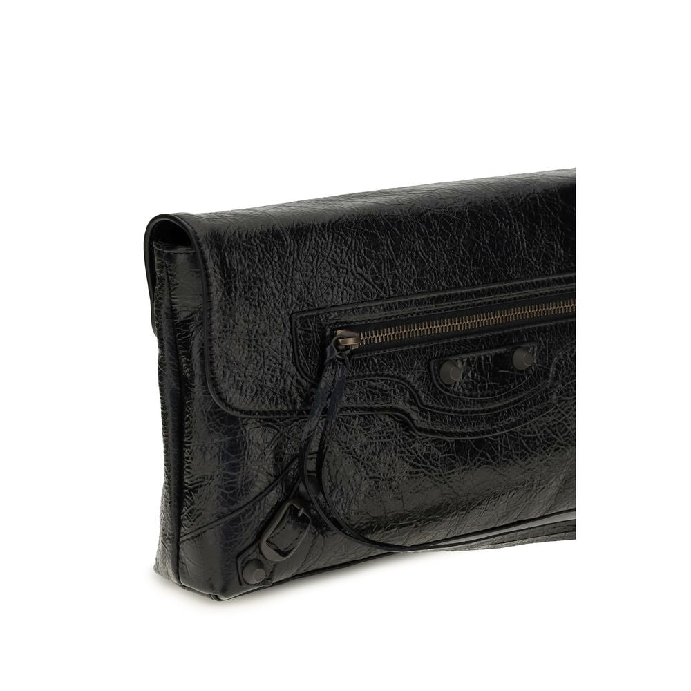 Balenciaga Black Lamb Ovis Aries Aries Clutch Bag | Regal Royce