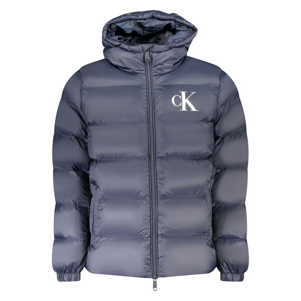 Calvin Klein Blue Nylon Men's Jacket | Regal Royce