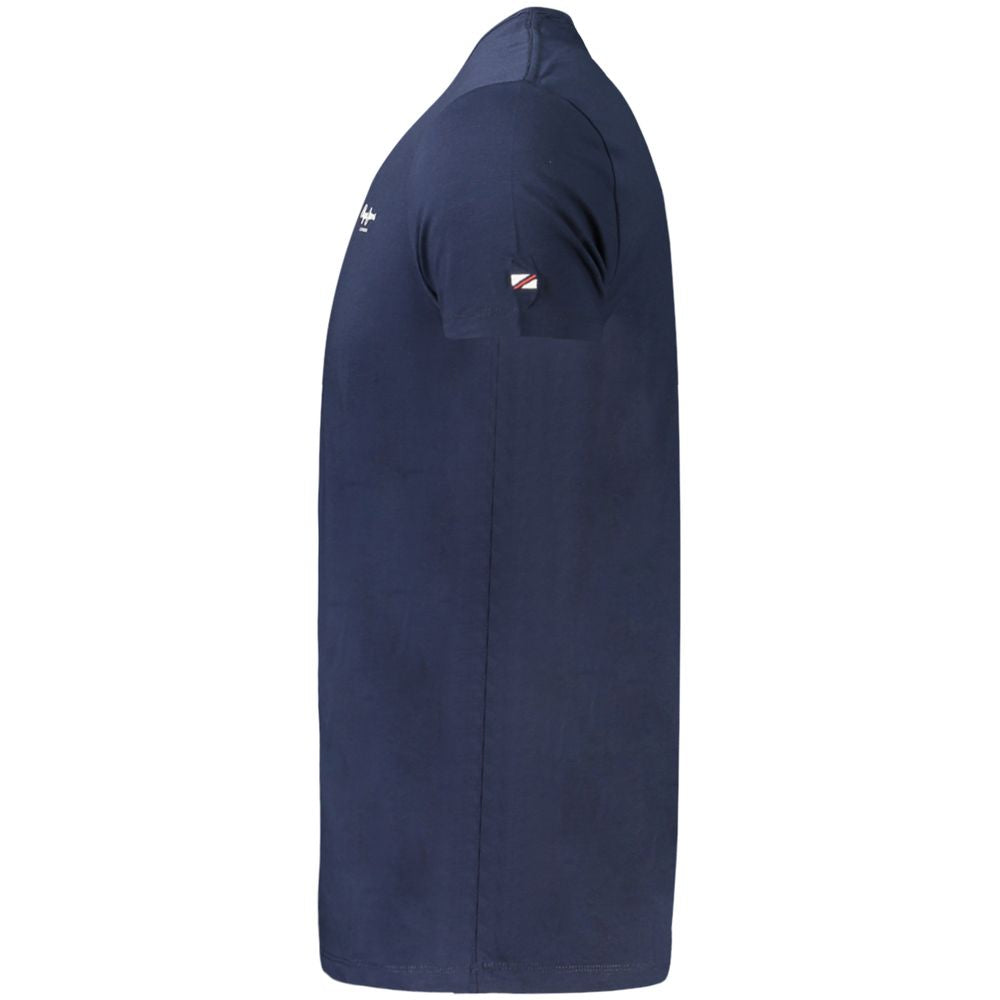 Pepe Jeans Blu Cotton Men T-Shirt | Regal Royce