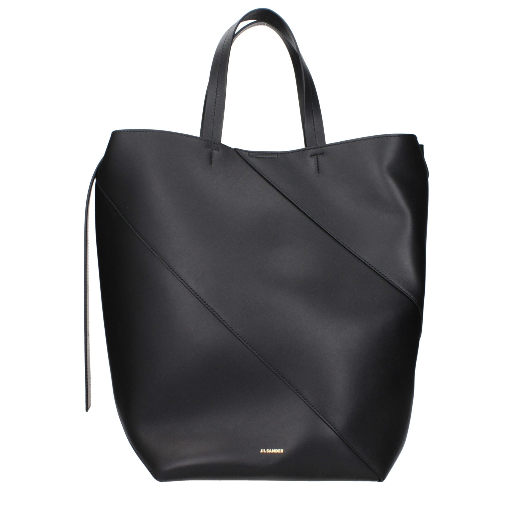 Jil Sander Black Leather Crossbody Bag | Regal Royce