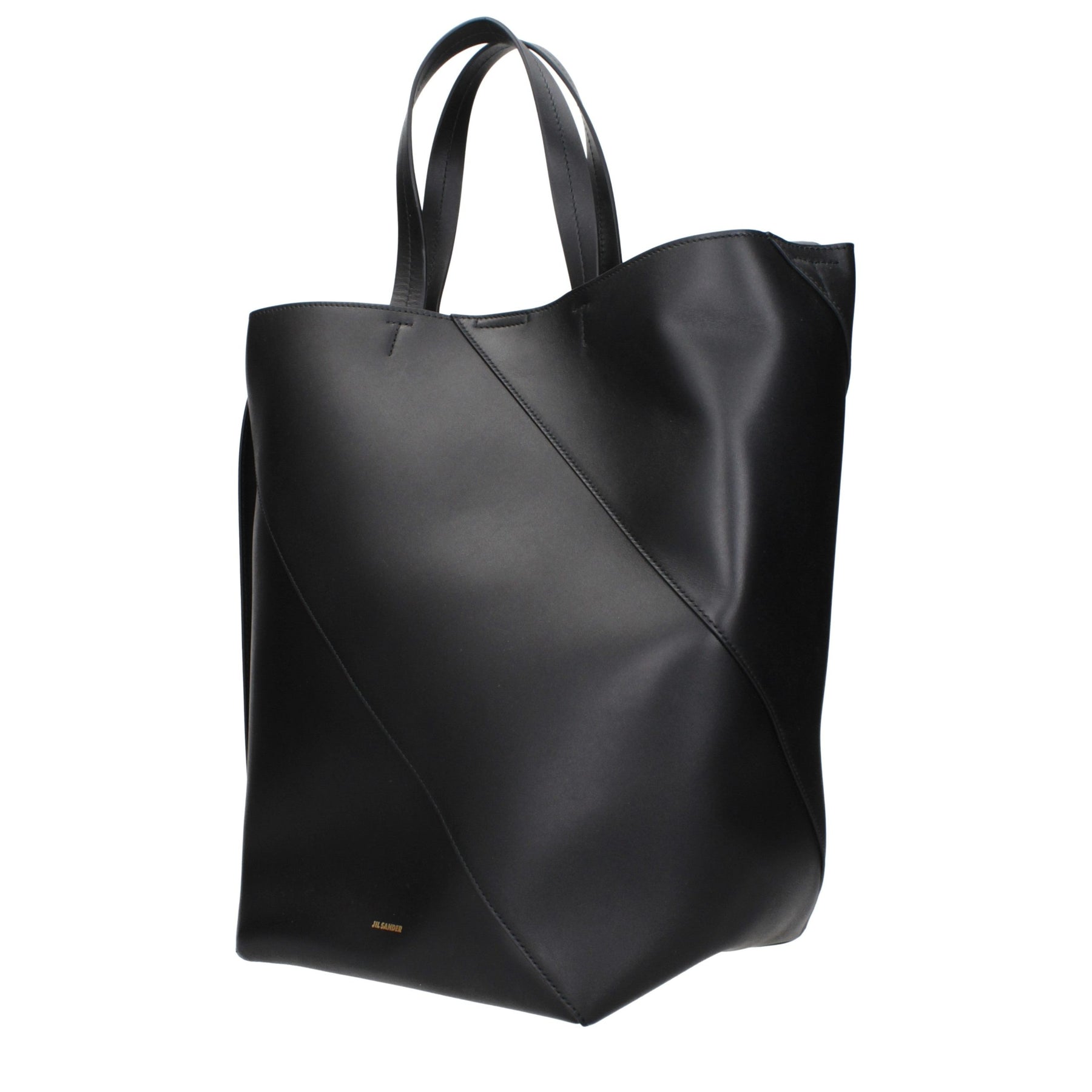 Jil Sander Black Leather Crossbody Bag | Regal Royce