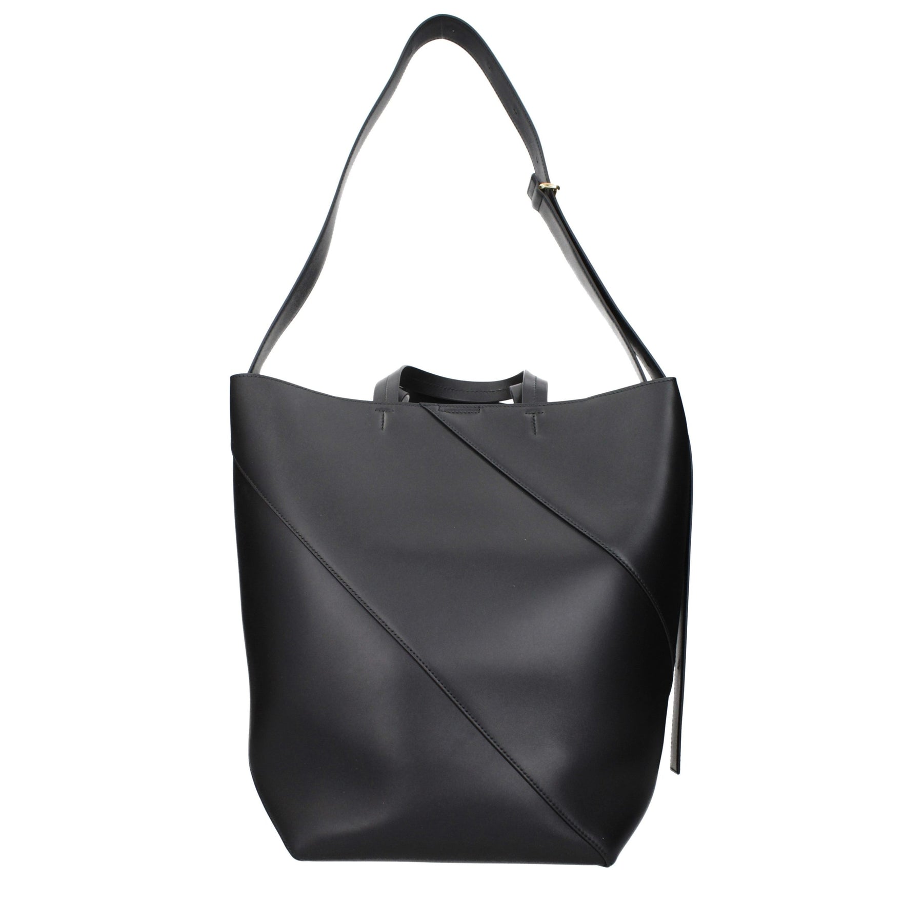 Jil Sander Black Leather Crossbody Bag | Regal Royce