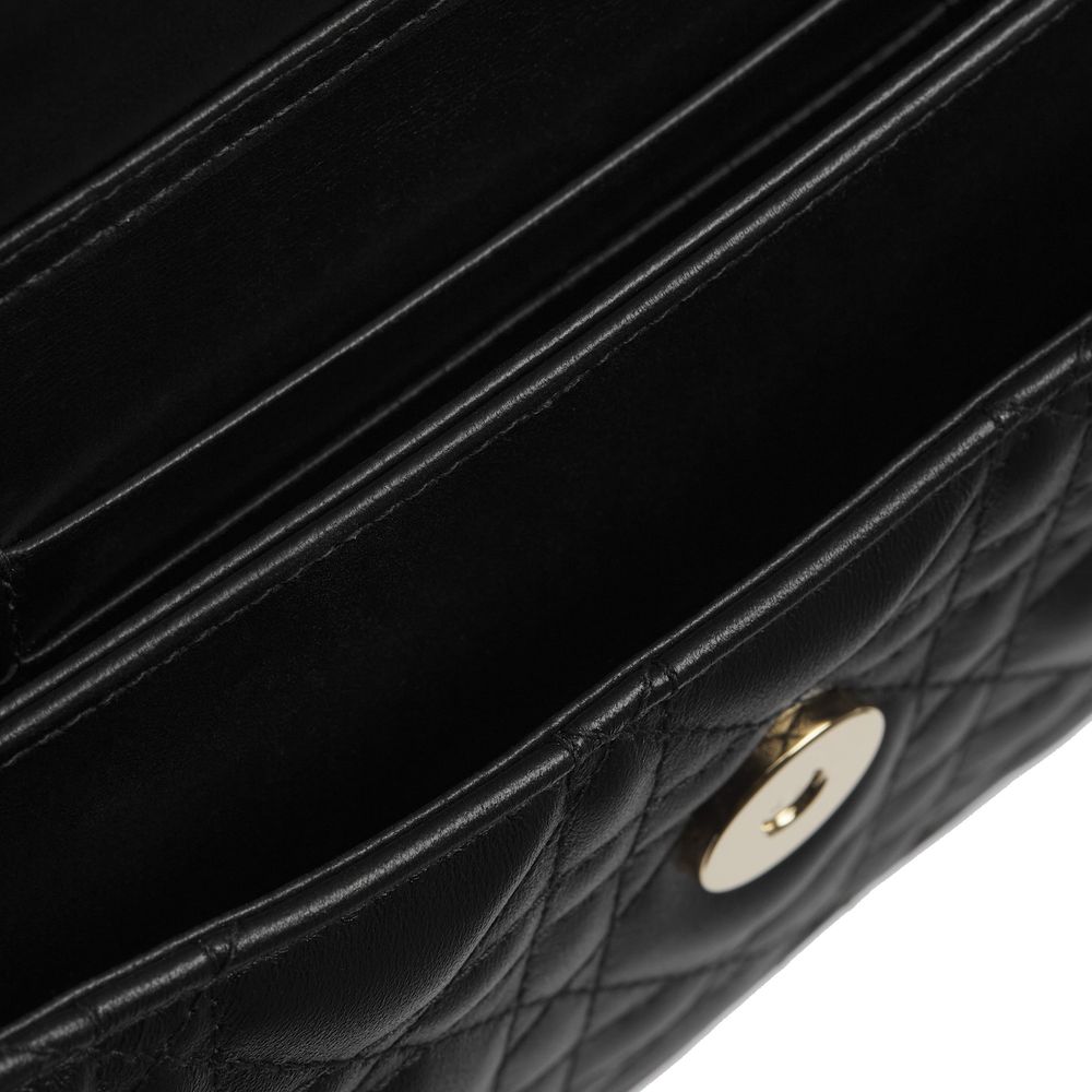 Dior Black Leather Shoulder Bag | Regal Royce