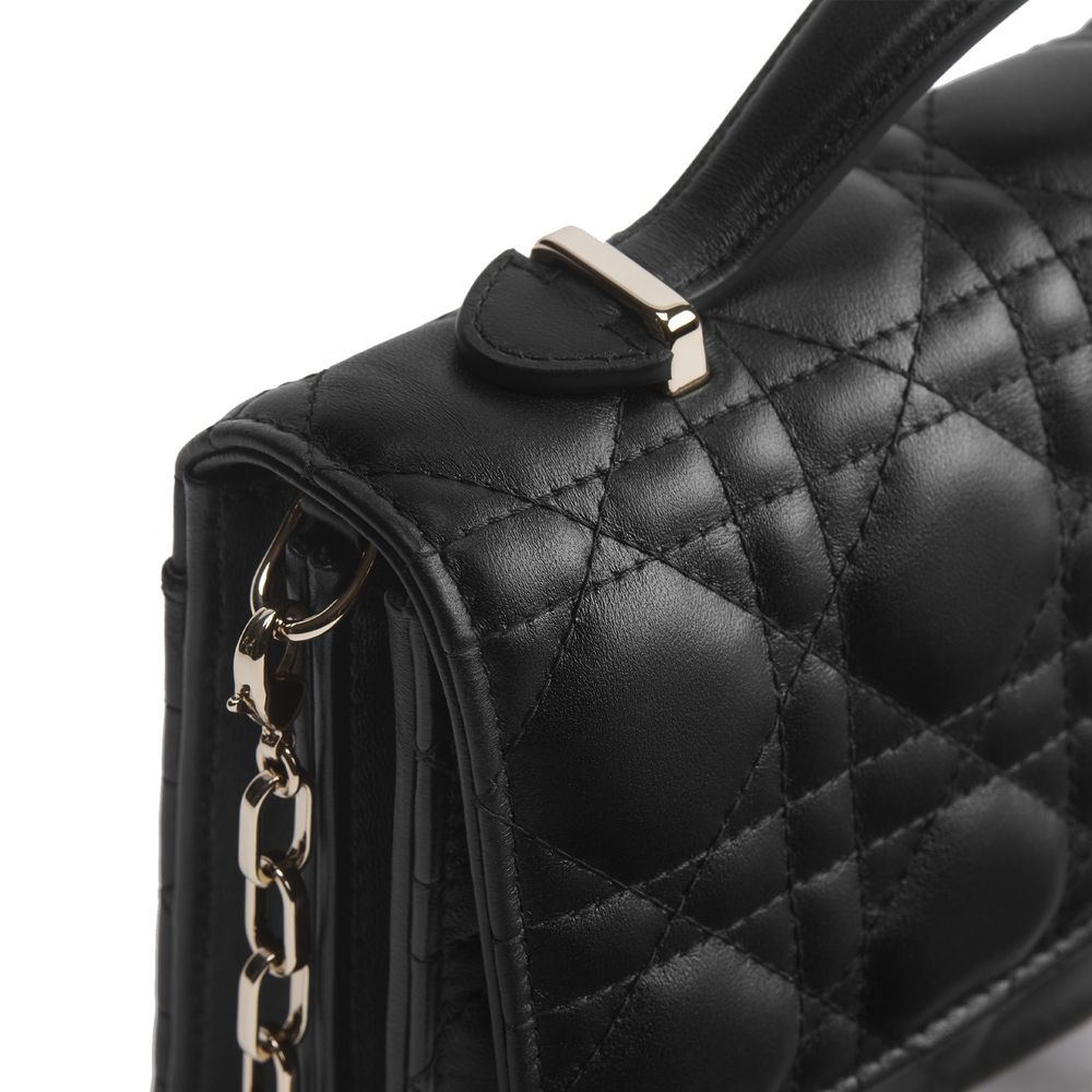 Dior Black Leather Shoulder Bag | Regal Royce