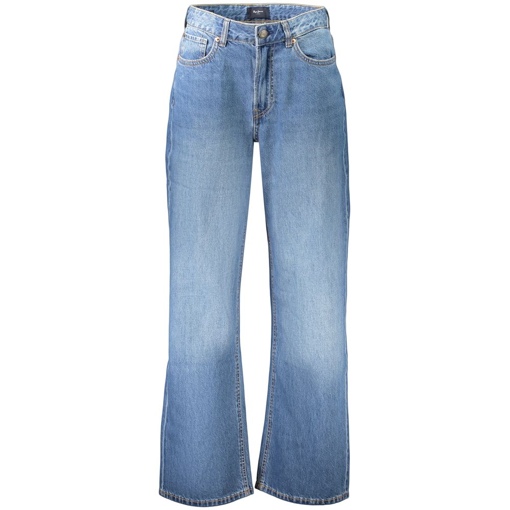 Pepe Jeans Blu Cotton Women's Jeans | Regal Royce