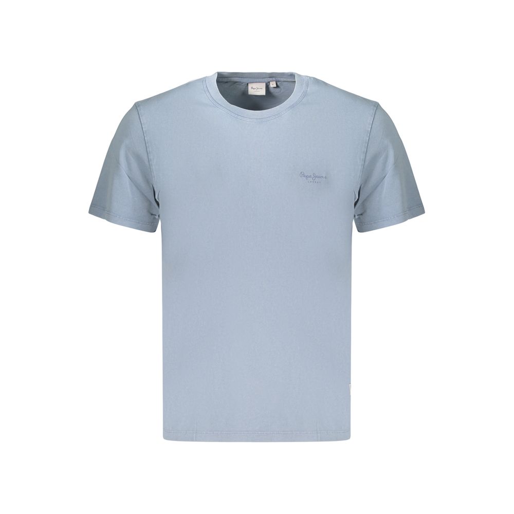 Pepe Jeans Azzurro Cotton Men's T-Shirt | Regal Royce