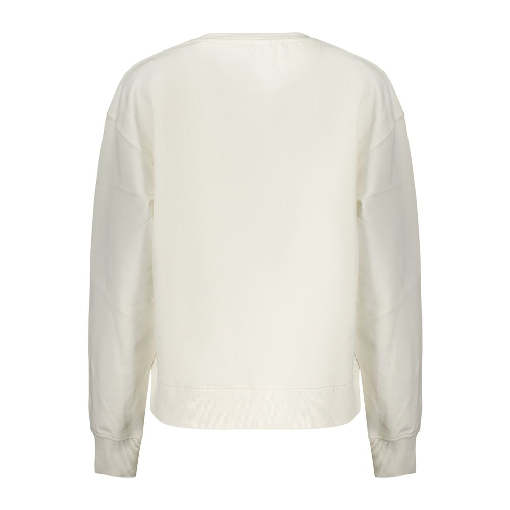 Pepe Jeans White Cotton Women's Sweatshirt | Regal Royce