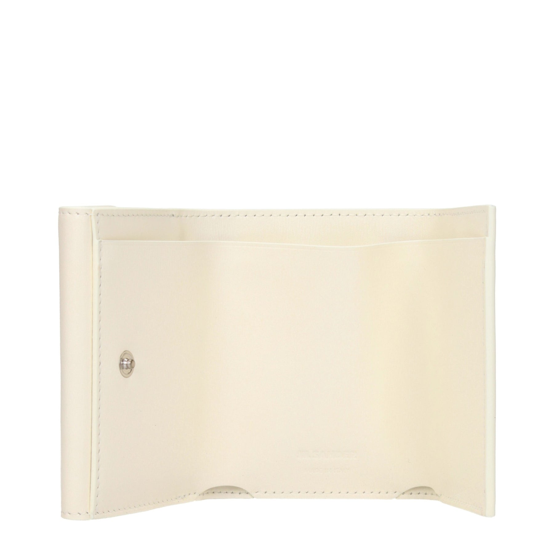 Jil Sander White Leather Wallet | Regal Royce