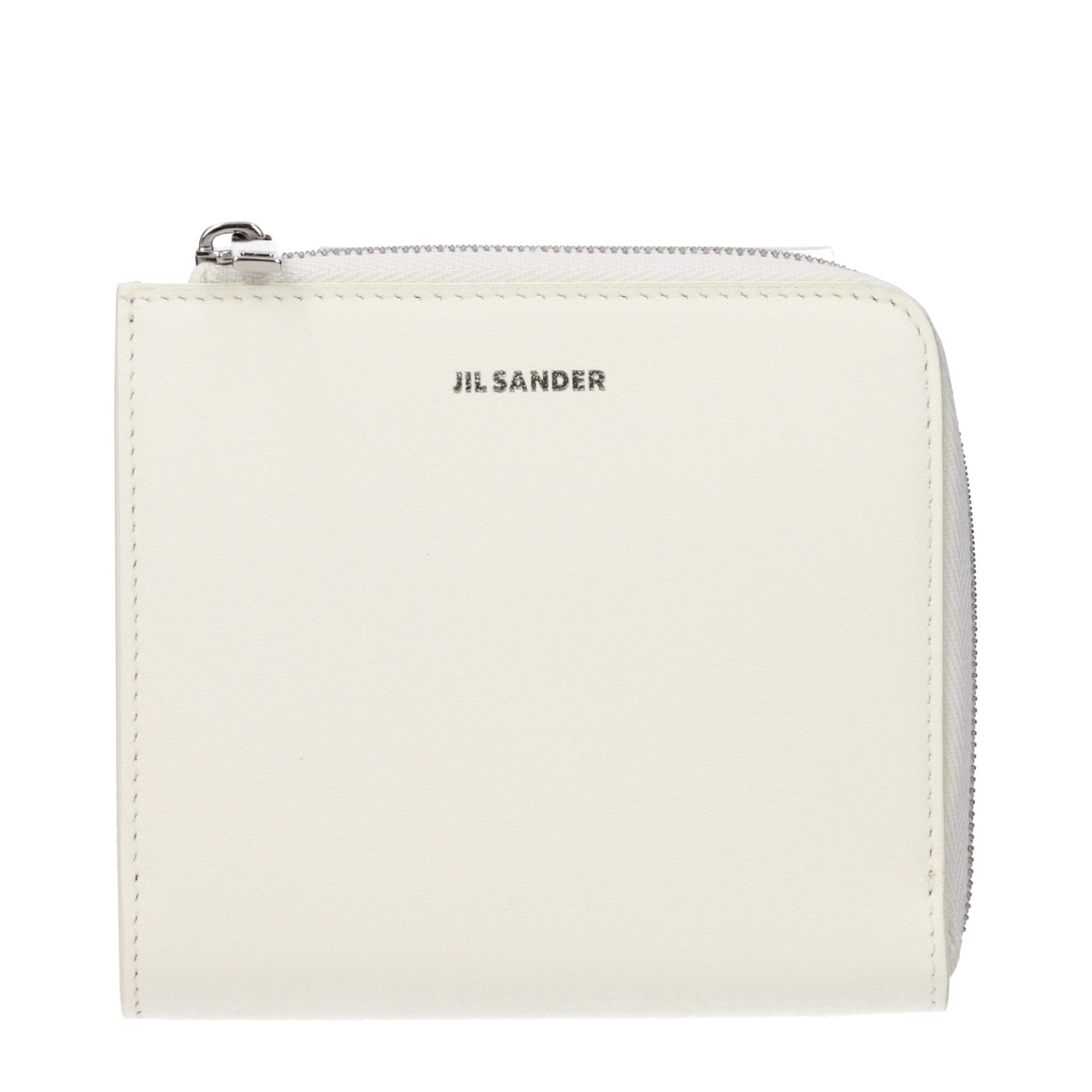Jil Sander White Leather Wallet | Regal Royce