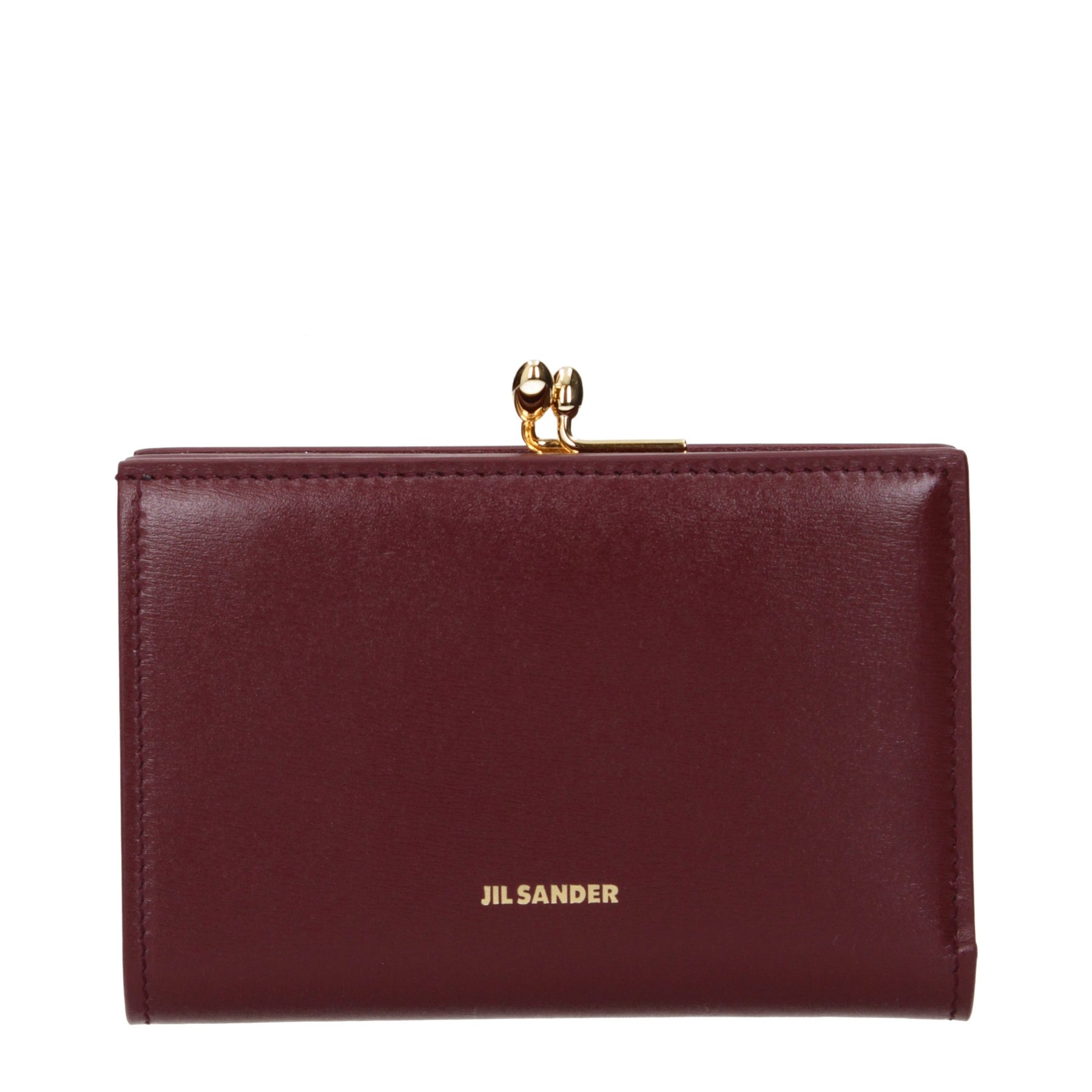 Jil Sander Red Leather Wallet | Regal Royce