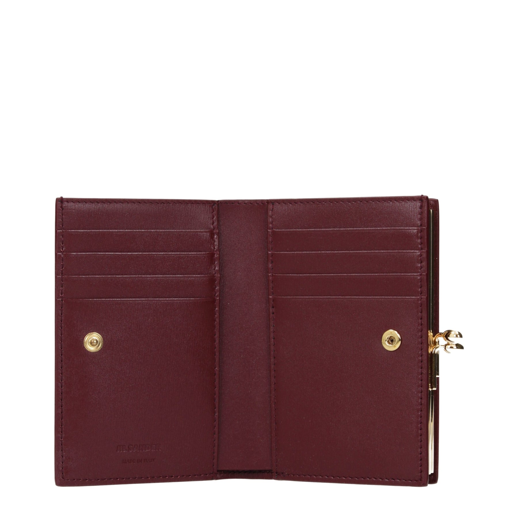 Jil Sander Red Leather Wallet | Regal Royce