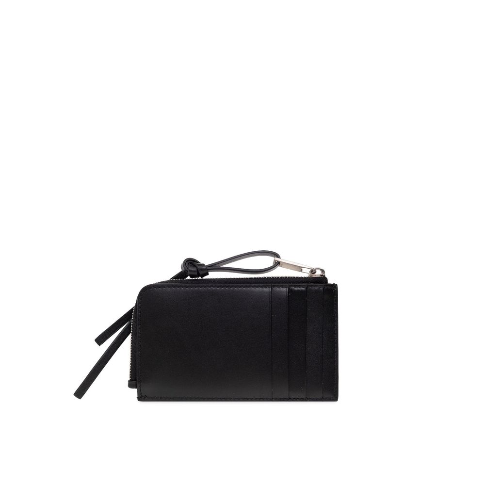 Jil Sander Black Leather Wallet | Regal Royce