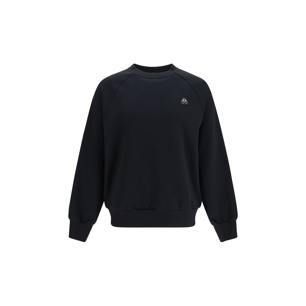 Moose Knuckles Black Polyester Sweatshirt | Regal Royce