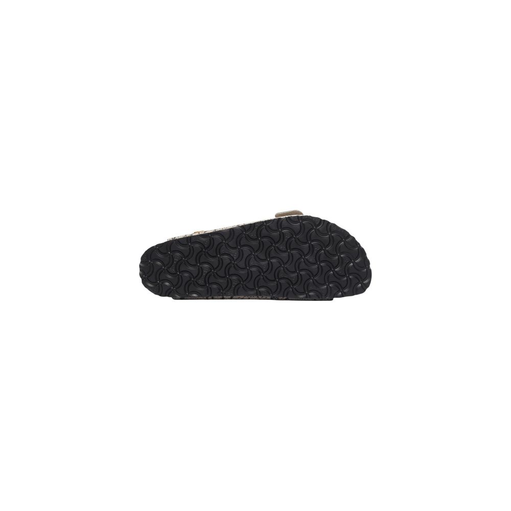 Birkenstock Gray Leather Flat Sandals | Regal Royce