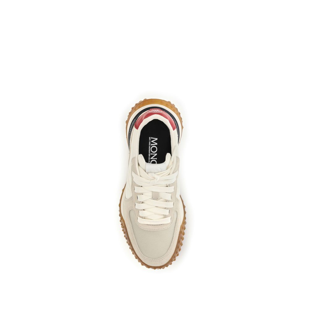 Moncler Beige Polyamide Athletic Sneakers | Regal Royce