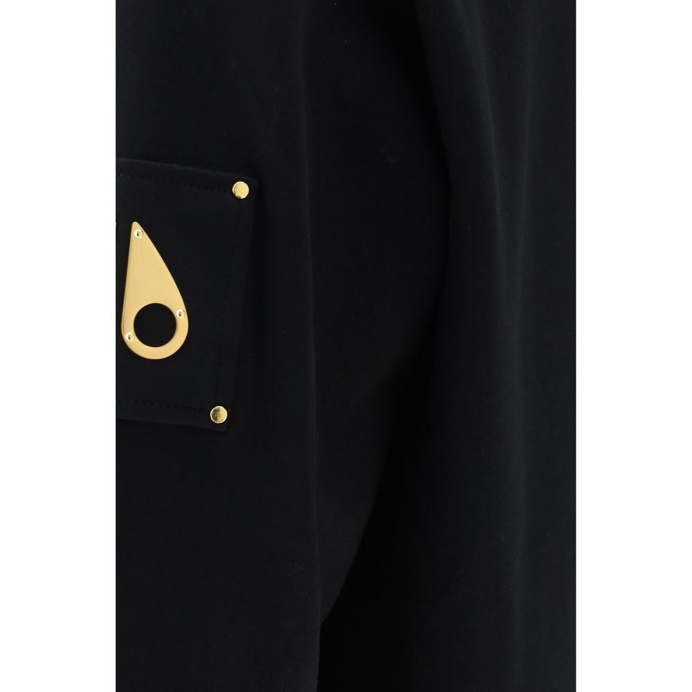 Moose Knuckles Black Cotton Sweatshirt | Regal Royce