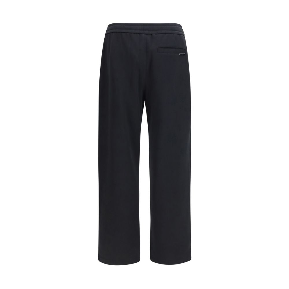 Moose Knuckles Black Cotton Casual Pants | Regal Royce