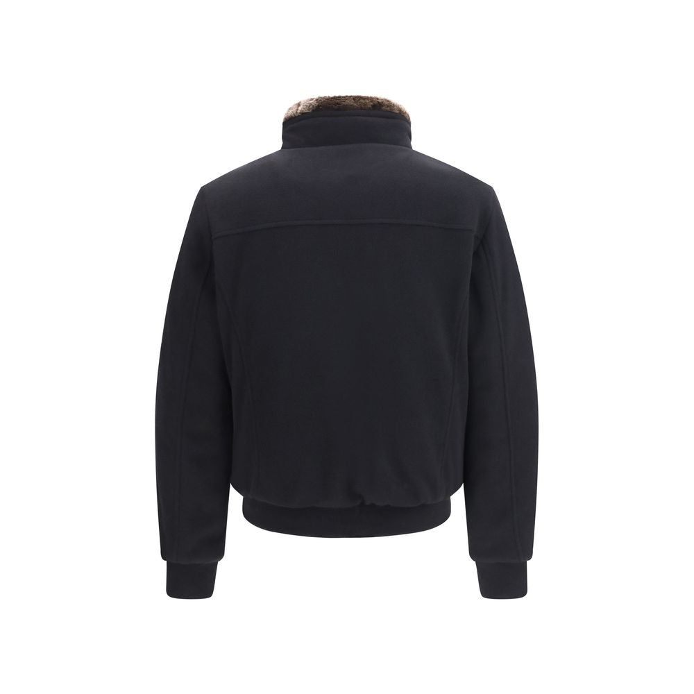 MooRER Black Cashmere Bomber | Regal Royce