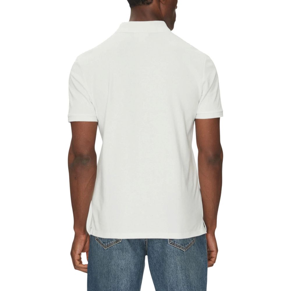 Calvin Klein Jeans White Cotton Polo Shirt | Regal Royce
