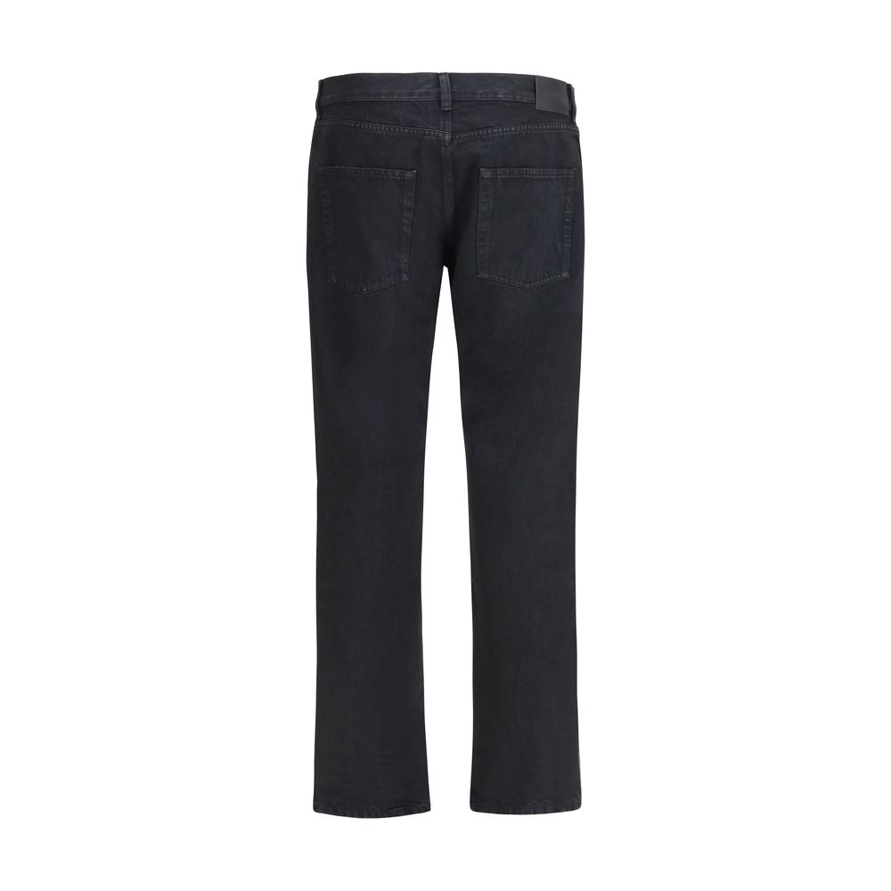 Saint Laurent Black Cotton Slim Fit Jeans | Regal Royce