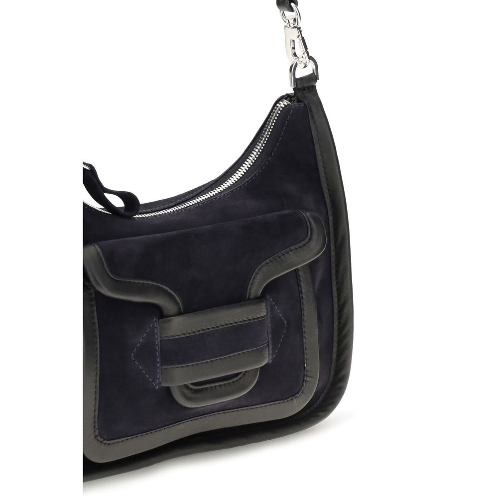 Pierre Hardy Black Calf Leather Bos Taurus Shoulder Bag | Regal Royce