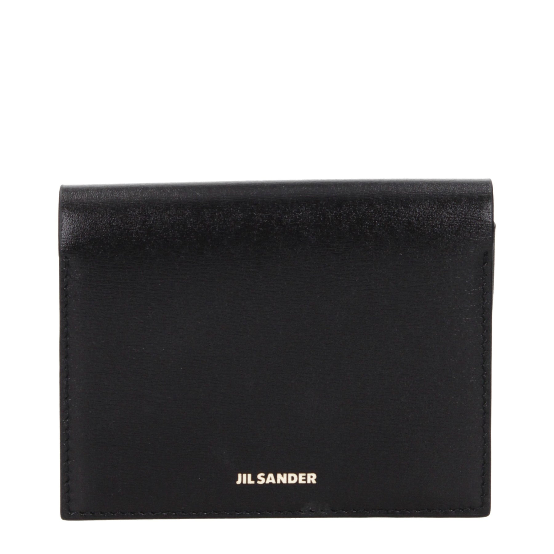 Jil Sander Black Leather Cardholder | Regal Royce